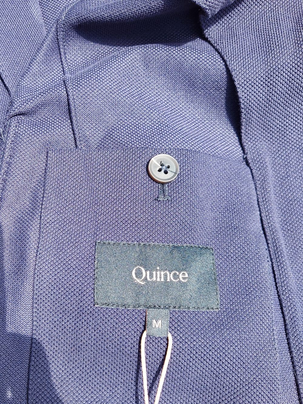Quince Cotton Pique Knit Navy Blue Blazer Sports Coat Men Size Medium NWT Formal - Picture 11 of 14